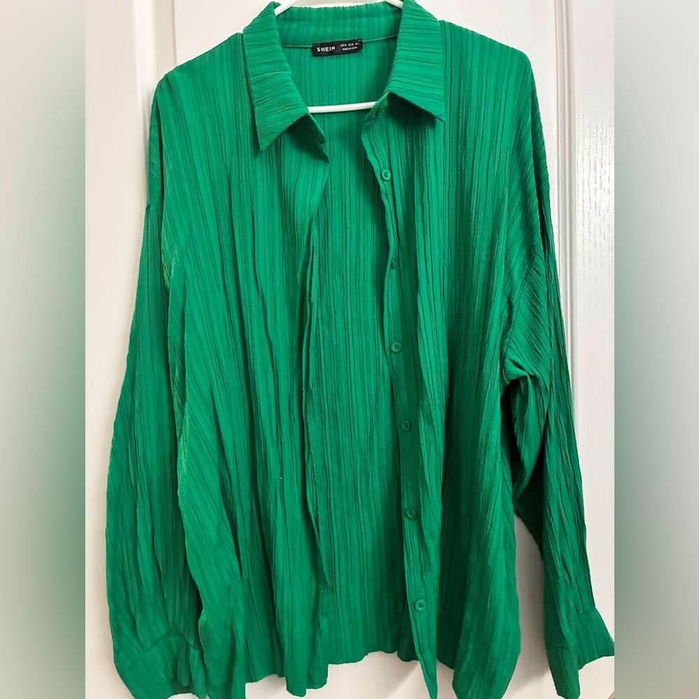 SHEIN Women Green Set